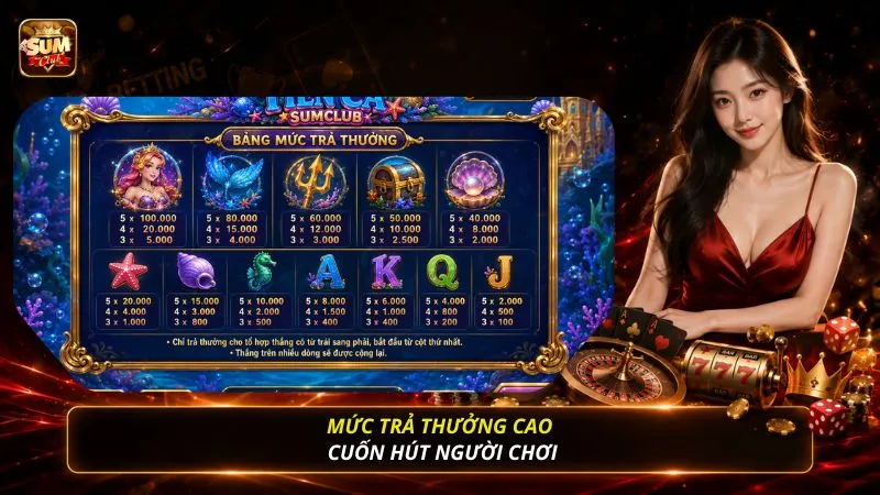 Mức trả thưởng cao cuốn hút người chơi