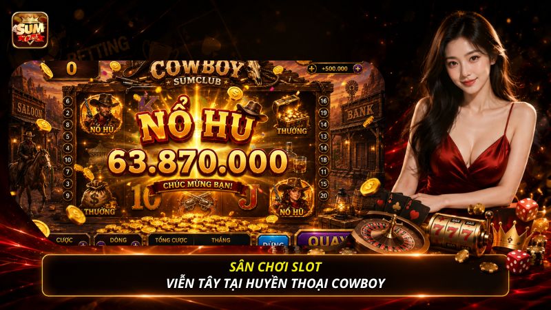 Sân chơi slot viễn tây tại Huyền Thoại Cowboy 