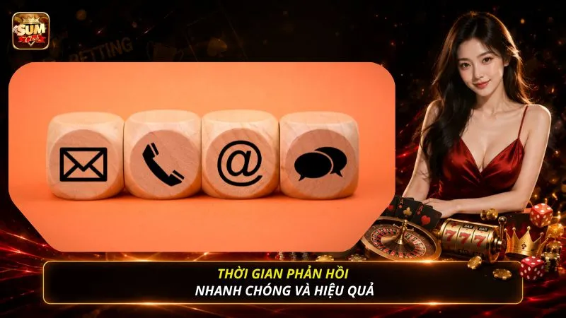 Thời gian phản hồi nhanh chóng và hiệu quả